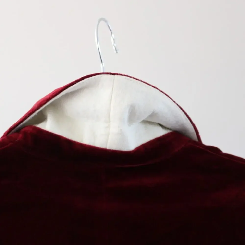 NWT Bonpoint‎ Women's Janet Velvet Red Blazer Jacket 34 (US 2)
